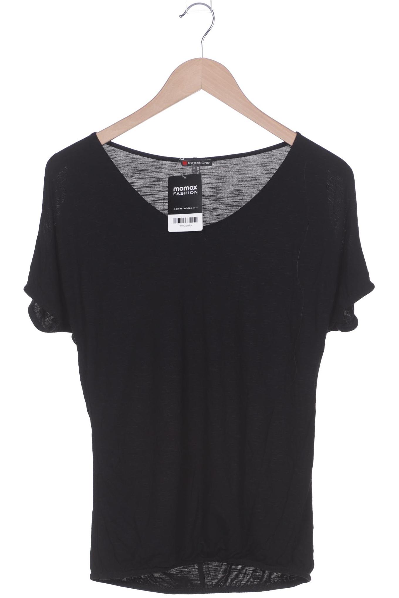 

Street One Damen T-Shirt, schwarz, Gr. 34
