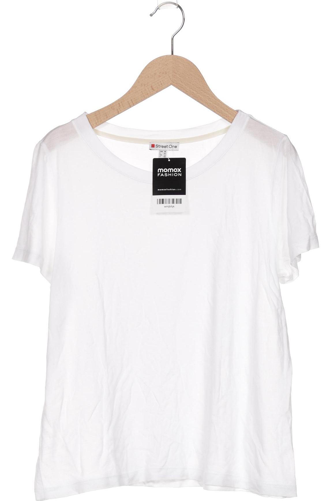 

Street One Damen T-Shirt, weiß, Gr. 38
