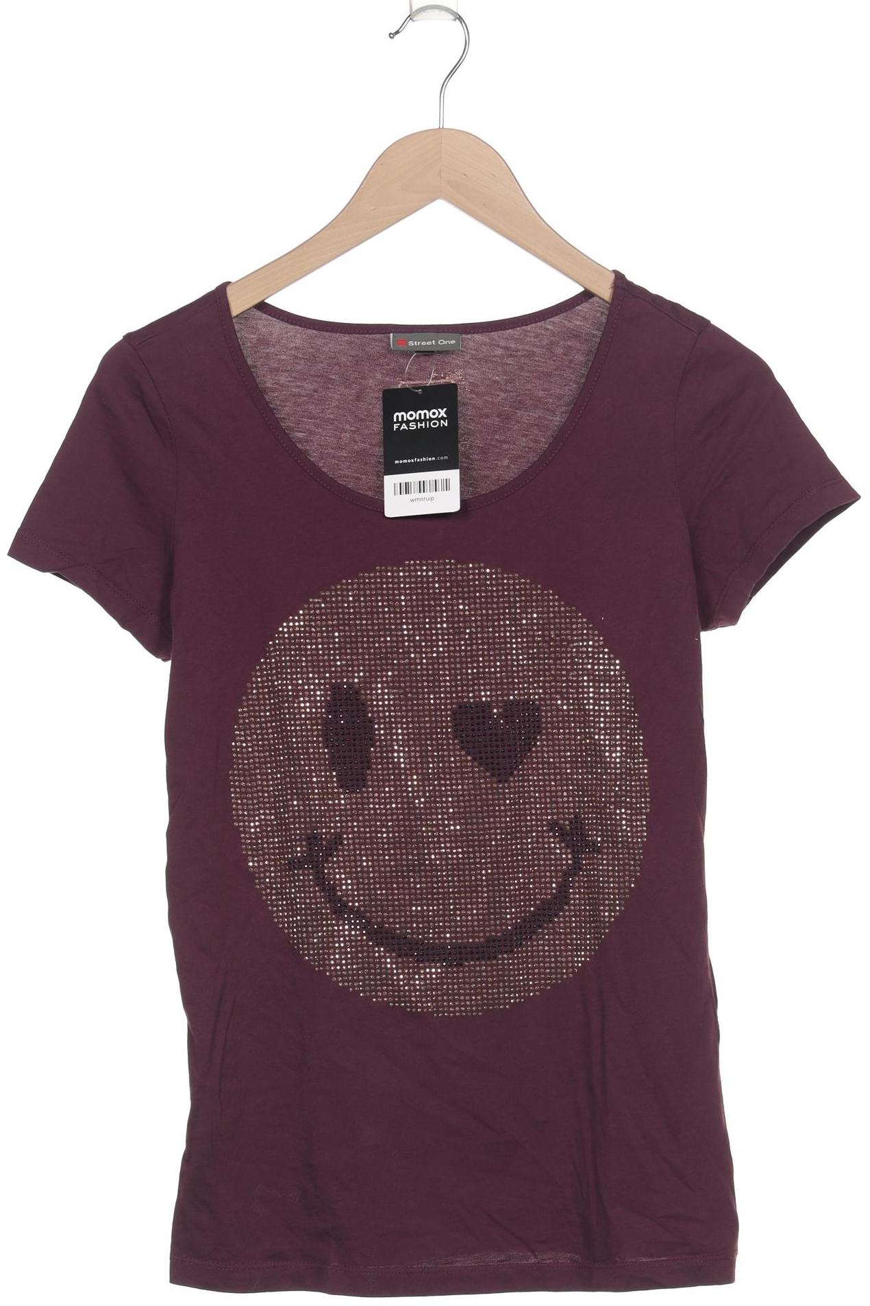 

Street One Damen T-Shirt, bordeaux, Gr. 36