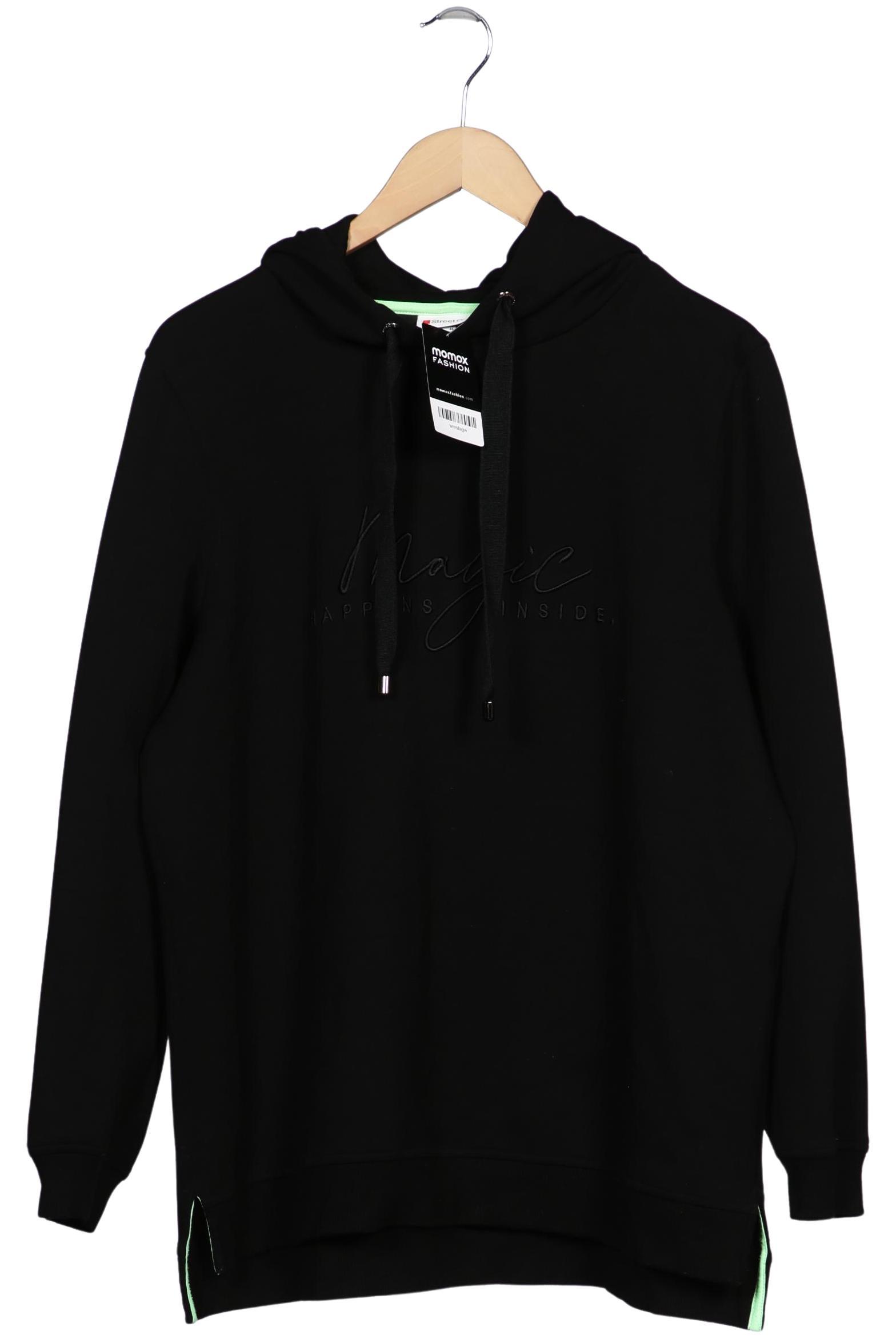 

Street One Damen Kapuzenpullover, schwarz, Gr. 42