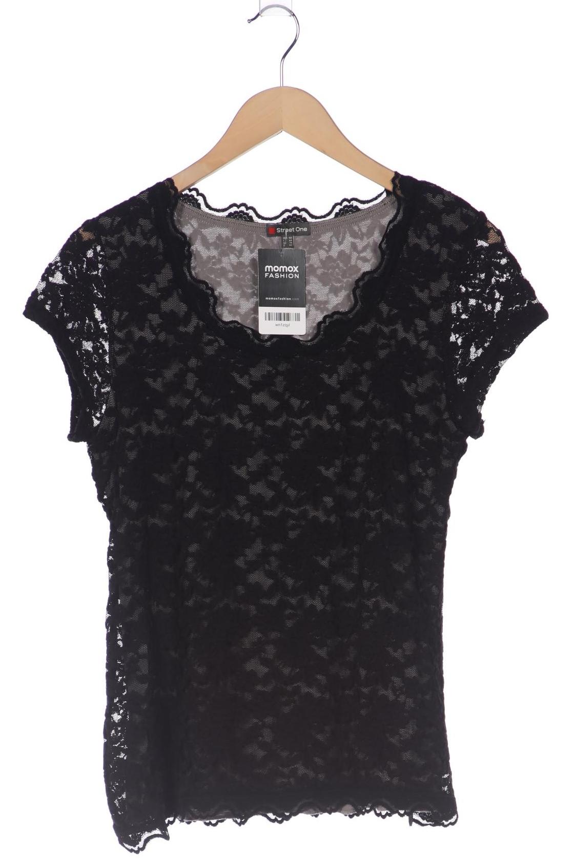 

Street One Damen T-Shirt, schwarz, Gr. 40