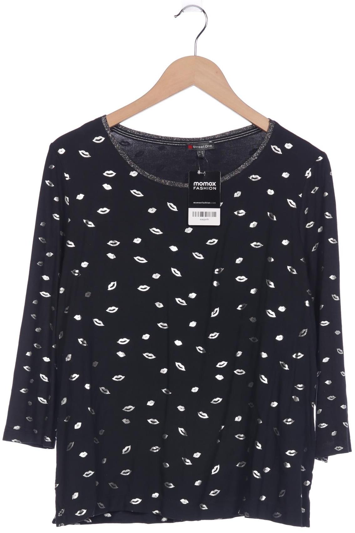 

Street One Damen Langarmshirt, schwarz, Gr. 40