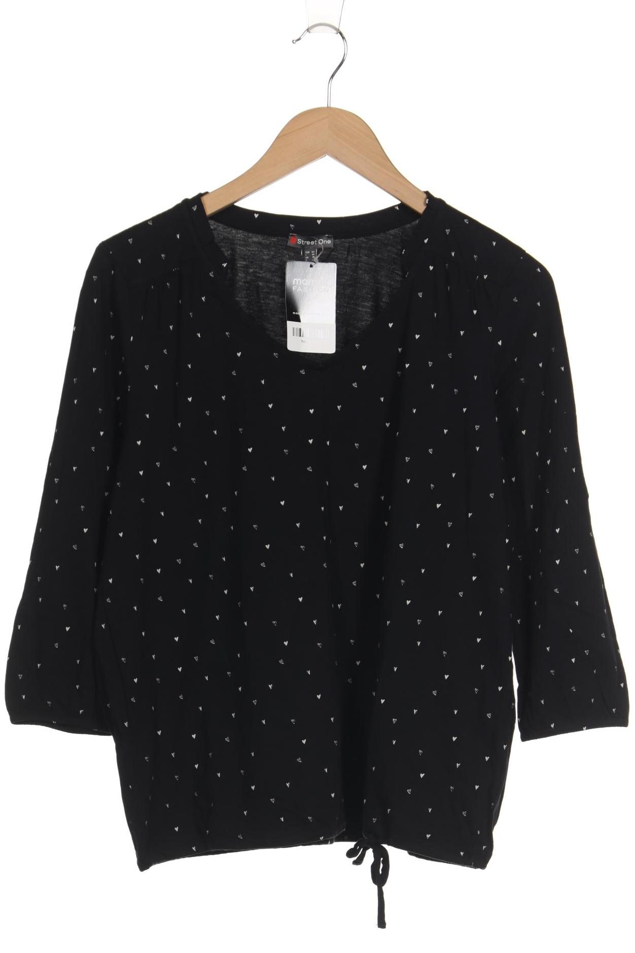 

Street One Damen Langarmshirt, schwarz, Gr. 42