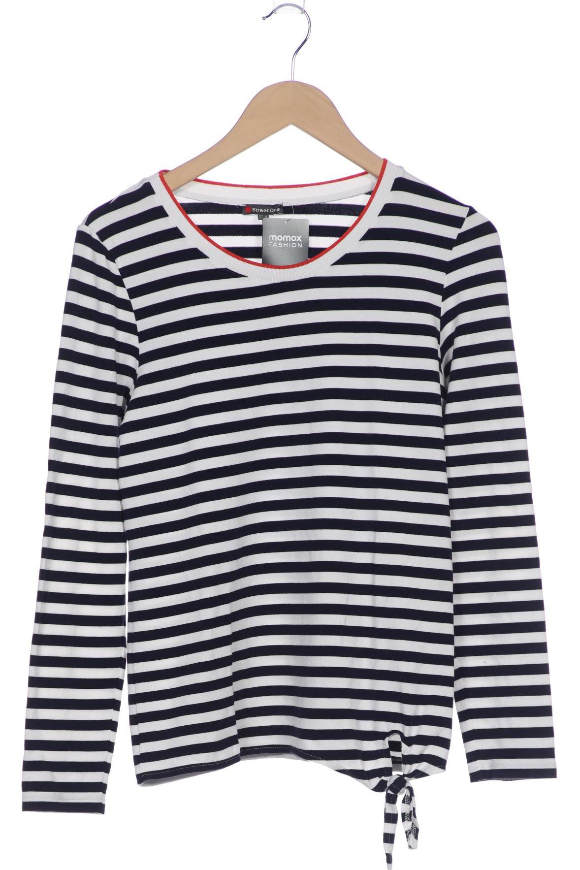 

Street One Damen Langarmshirt, weiß, Gr. 38