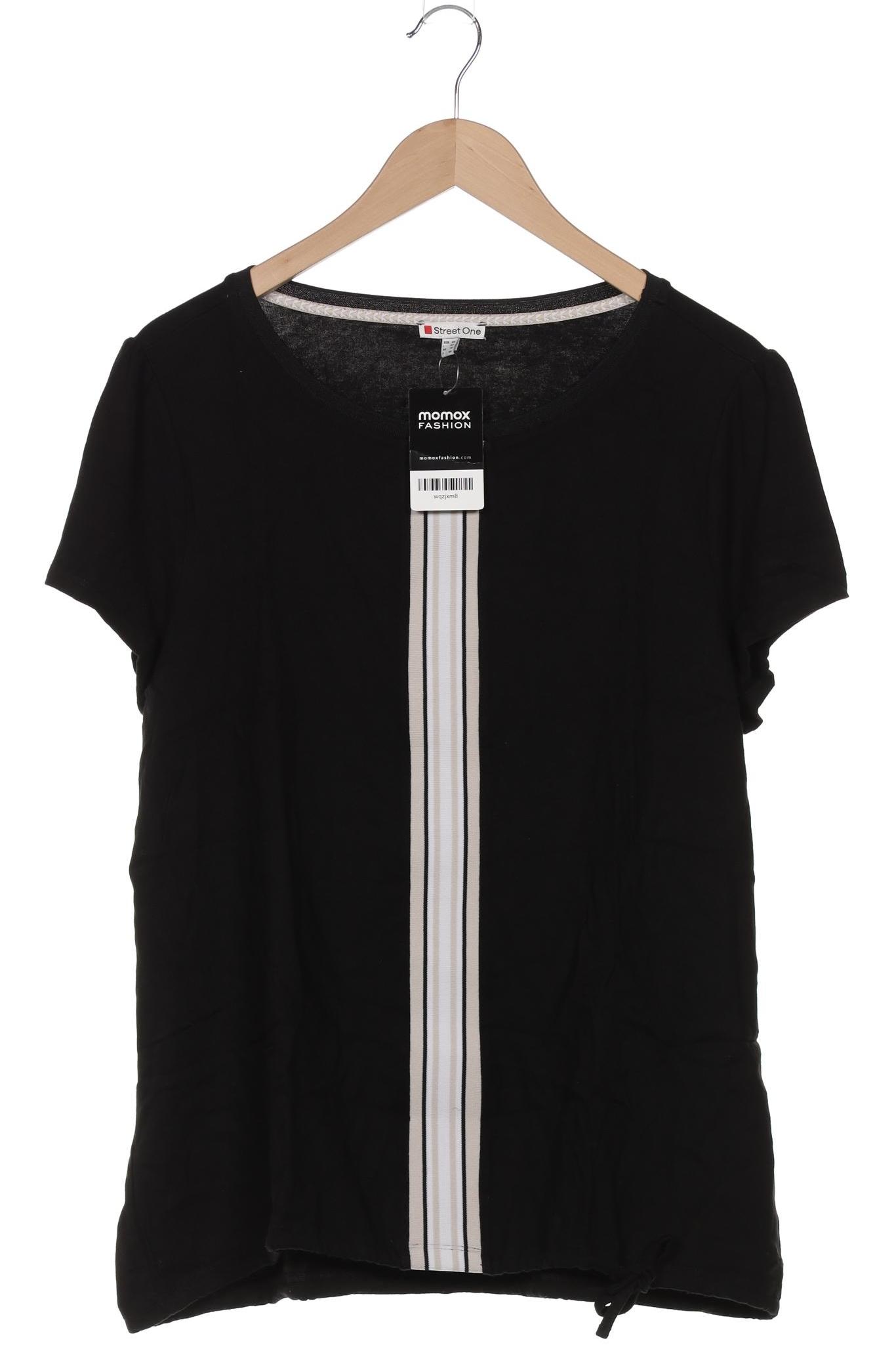 

Street One Damen T-Shirt, schwarz, Gr. 46