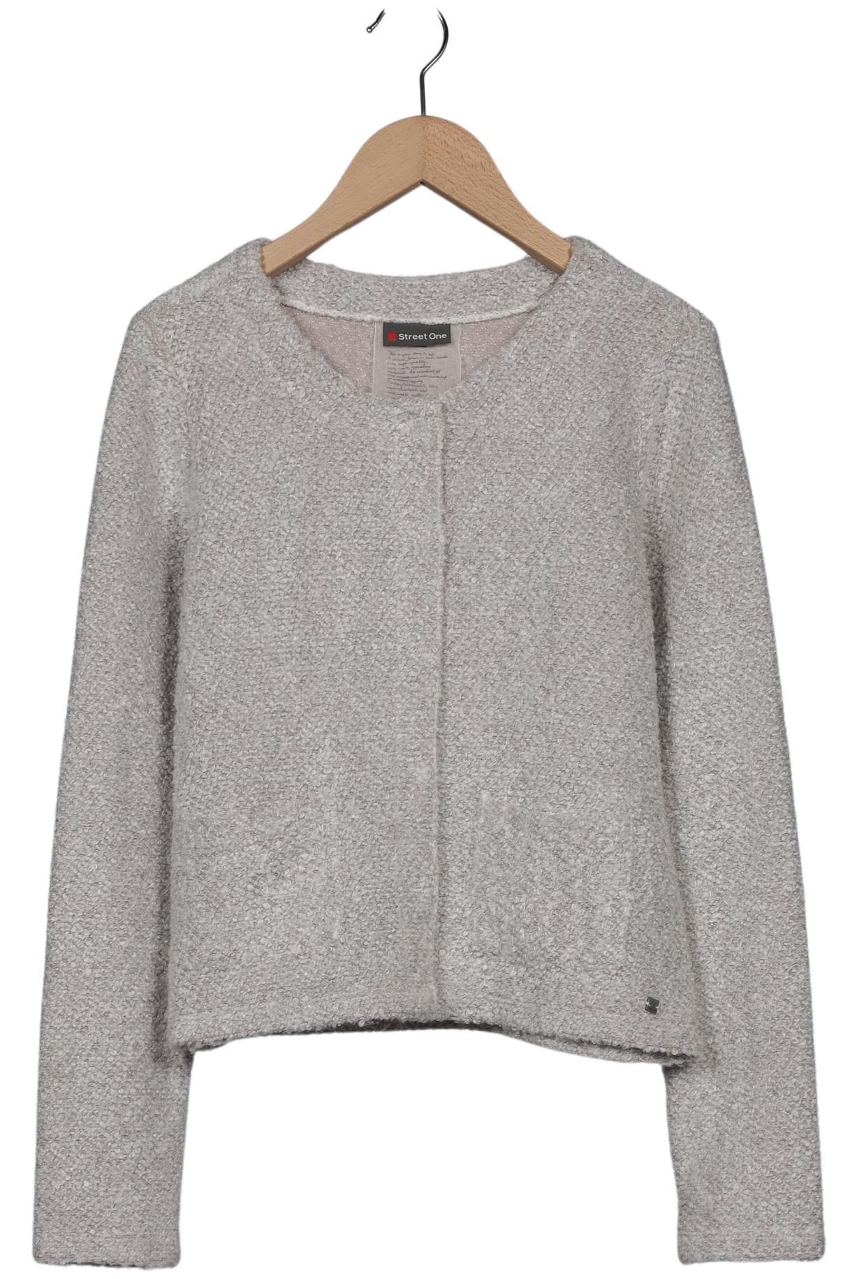 

Street One Damen Strickjacke, grau, Gr. 36