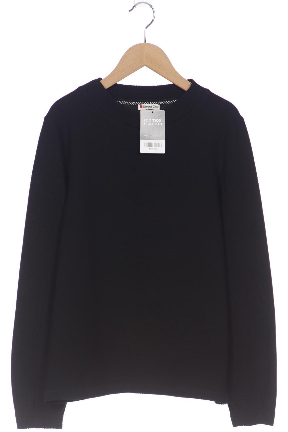

Street One Damen Sweatshirt, schwarz, Gr. 42