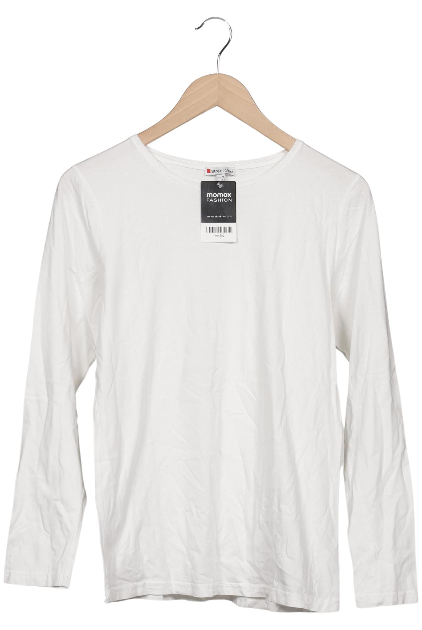 

Street One Damen Langarmshirt, weiß, Gr. 40