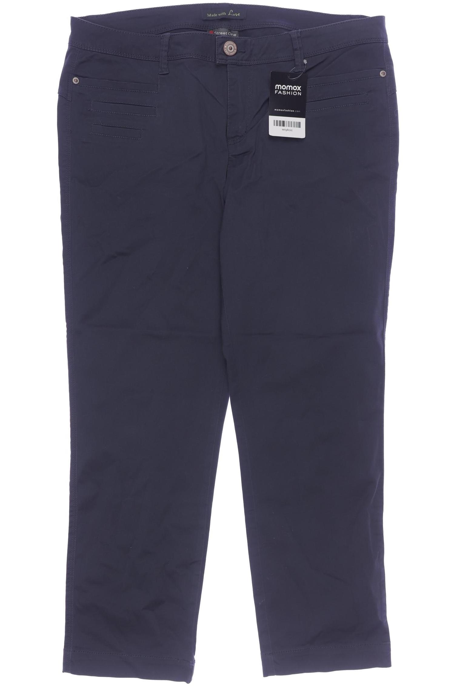 

Street One Damen Stoffhose, marineblau, Gr. 40