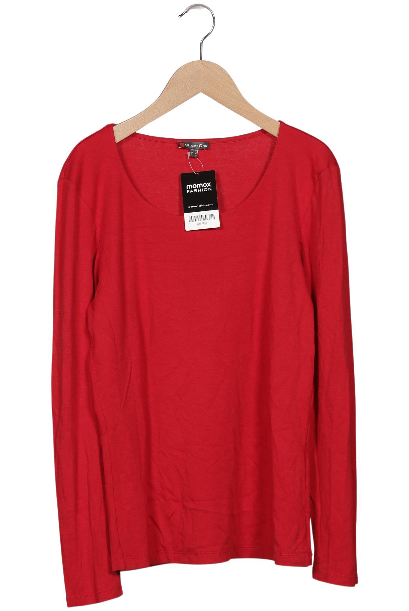 

Street One Damen Langarmshirt, rot, Gr. 40