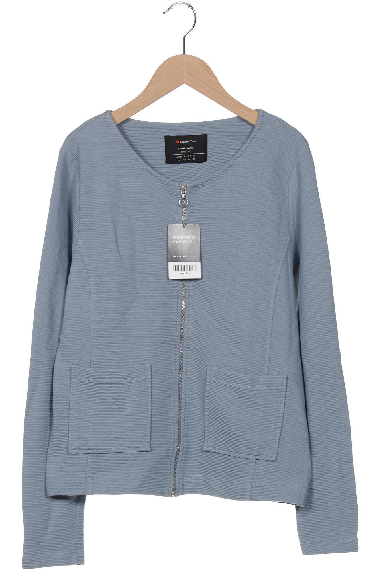 

Street One Damen Strickjacke, blau, Gr. 40