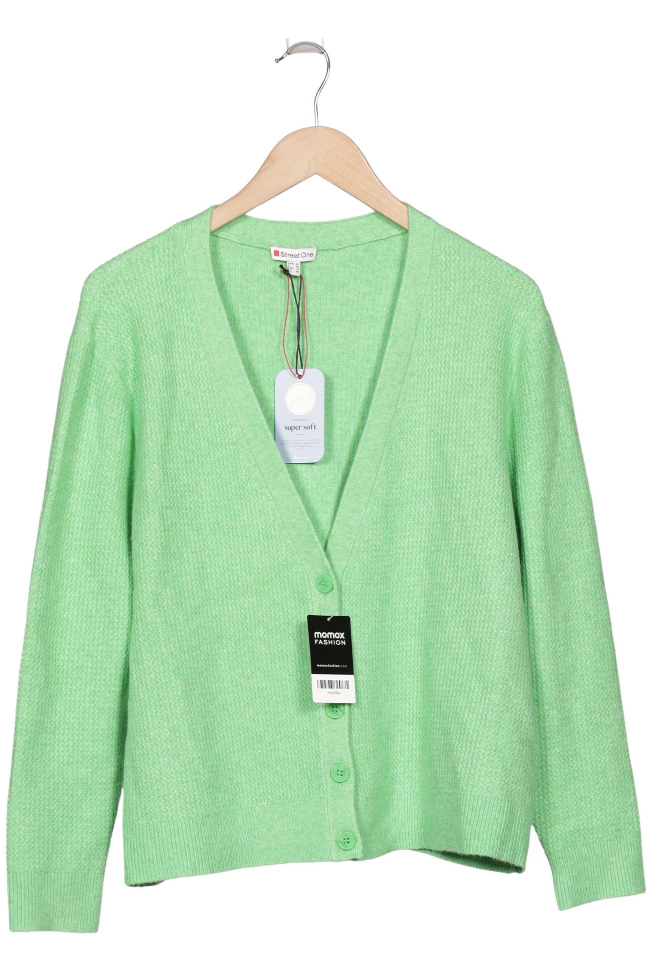 

Street One Damen Strickjacke, hellgrün, Gr. 42