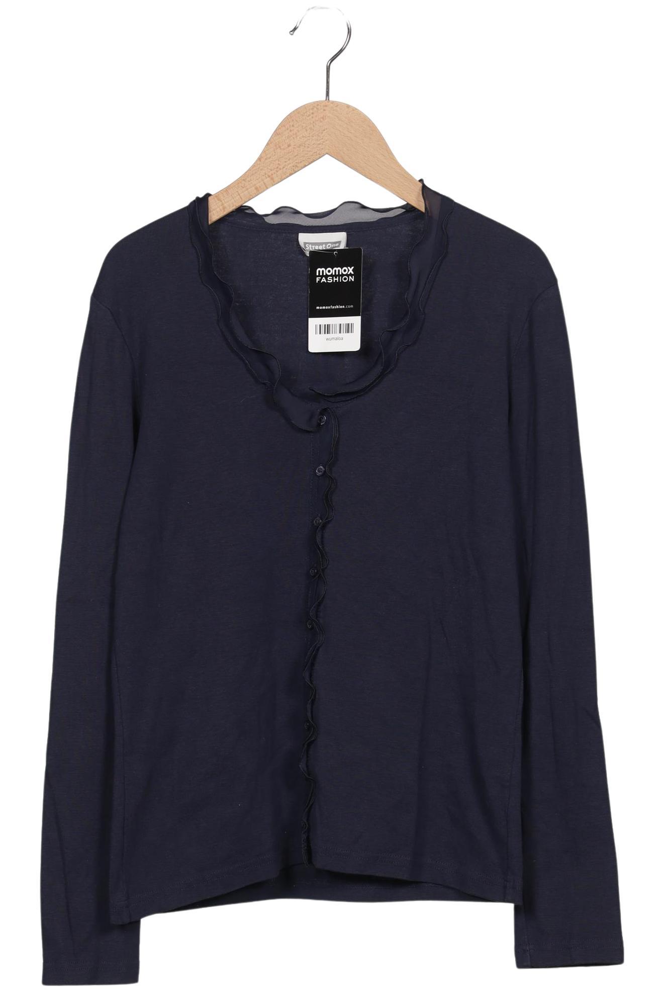 

Street One Damen Strickjacke, marineblau, Gr. 40