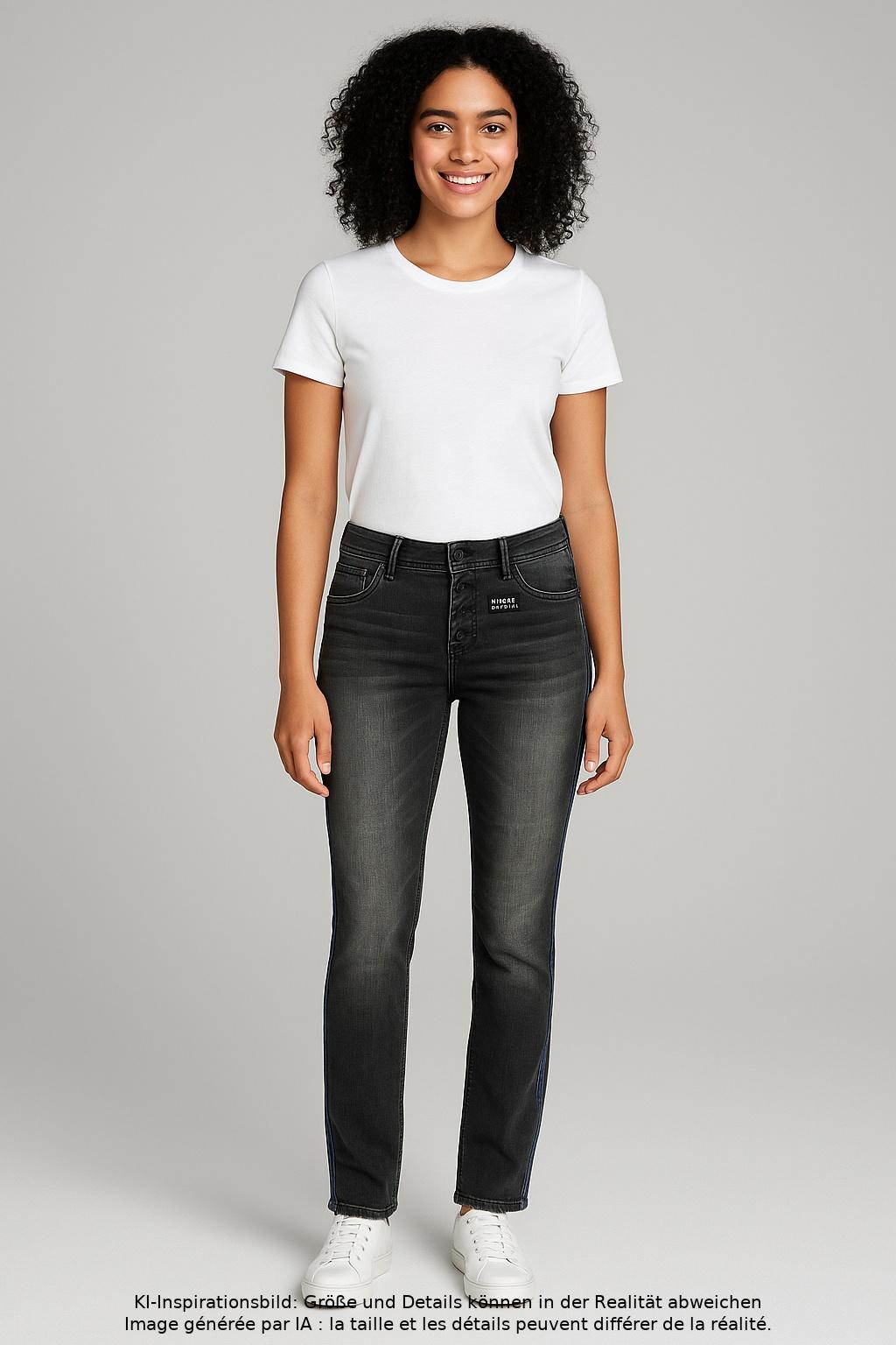 

Street One Damen Stoffhose, grau, Gr. 29