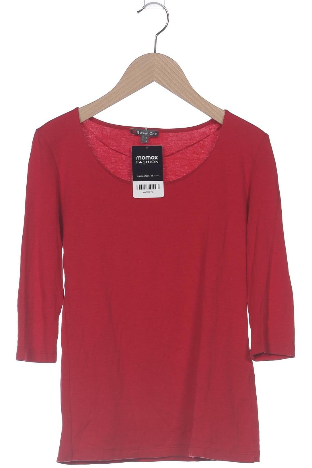 

Street One Damen Langarmshirt, rot, Gr. 34