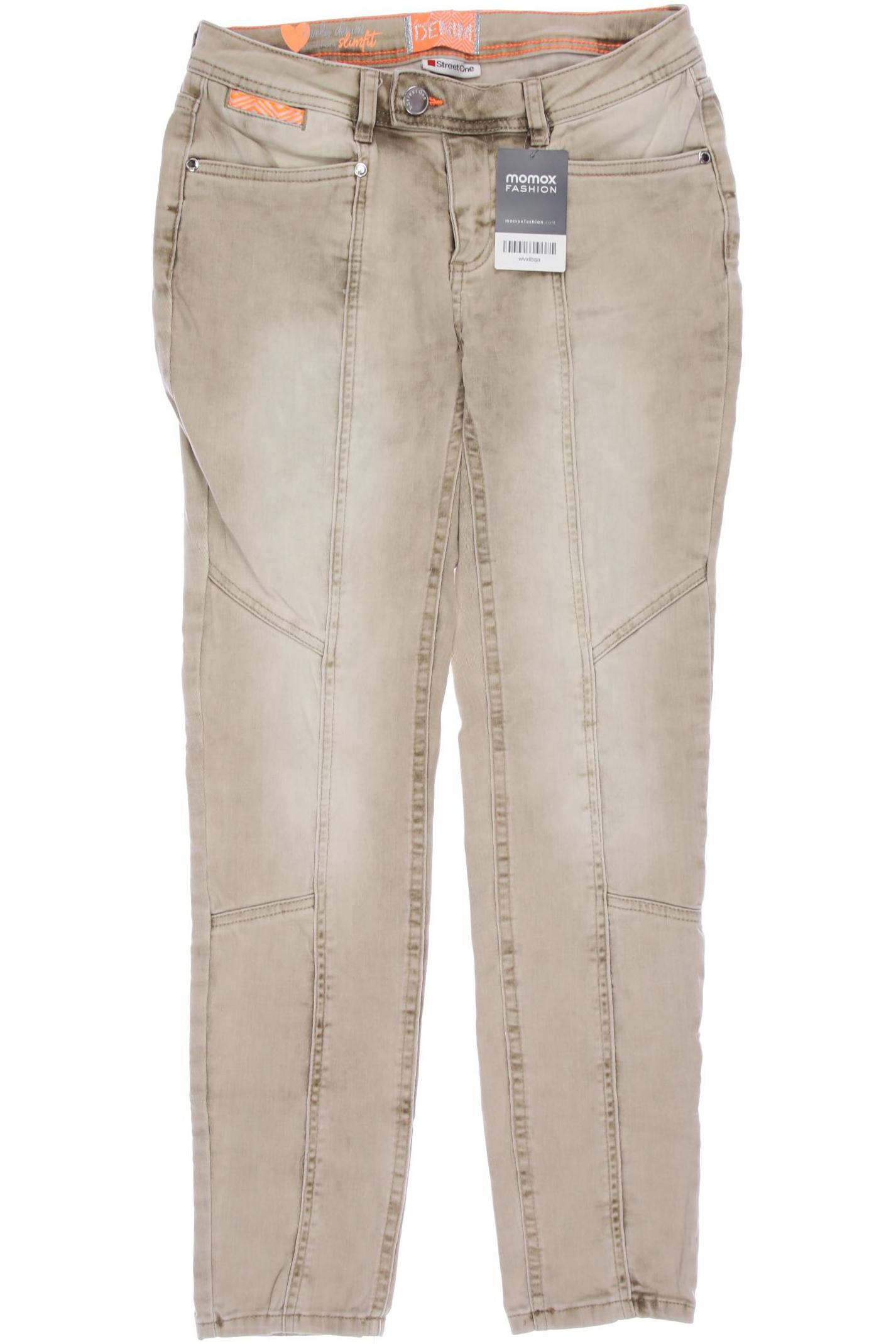 

Street One Damen Jeans, beige, Gr. 26