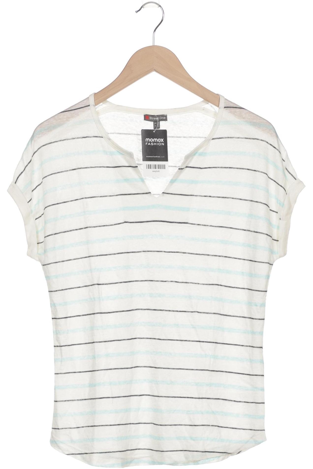 

Street One Damen T-Shirt, cremeweiß, Gr. 38