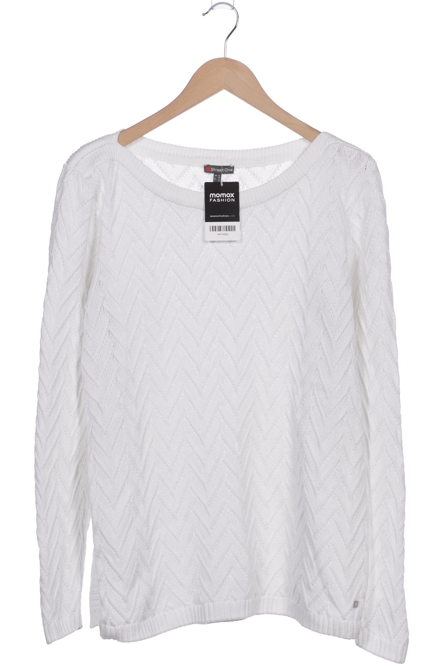 

Street One Damen Pullover, weiß, Gr. 42