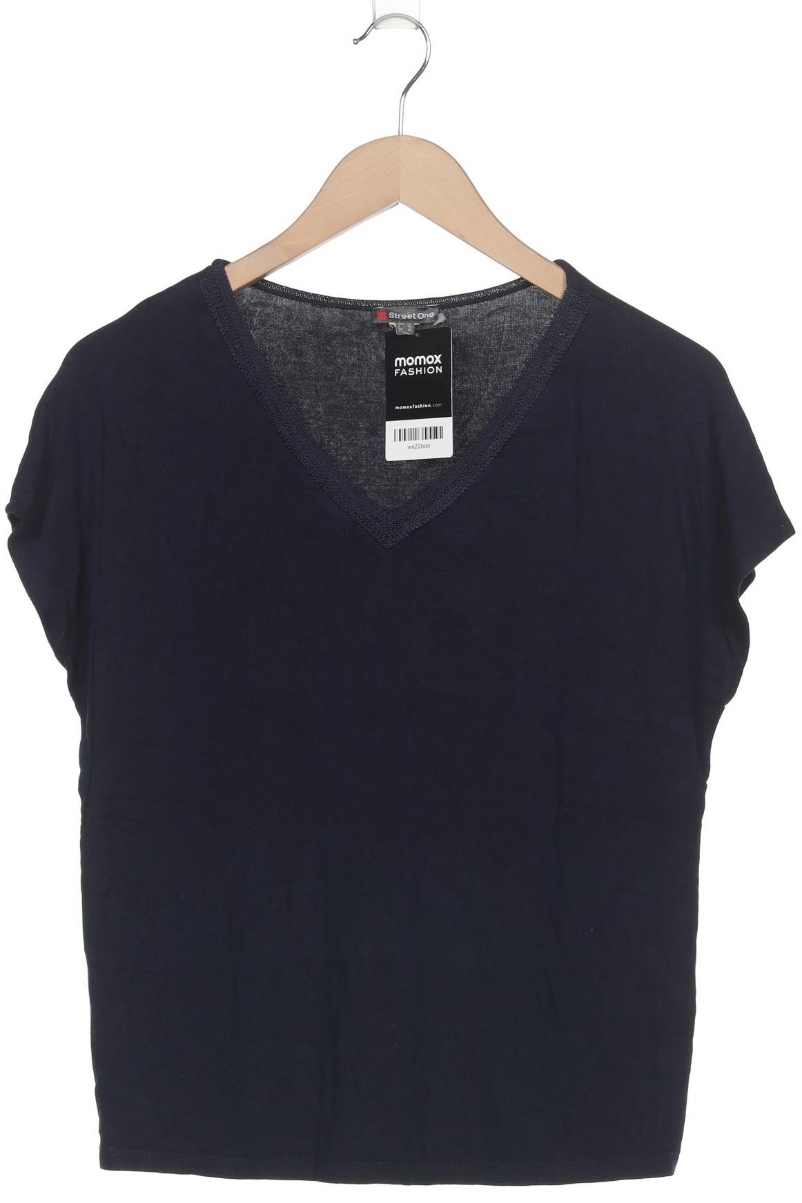 

Street One Damen T-Shirt, marineblau, Gr. 42