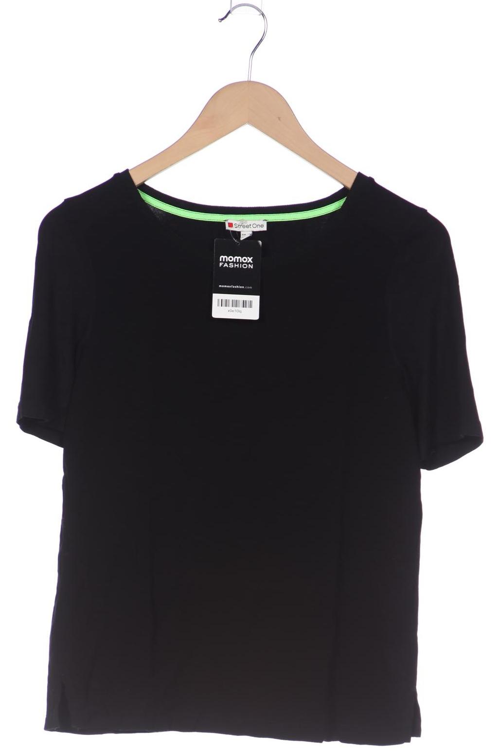 

Street One Damen T-Shirt, schwarz, Gr. 36