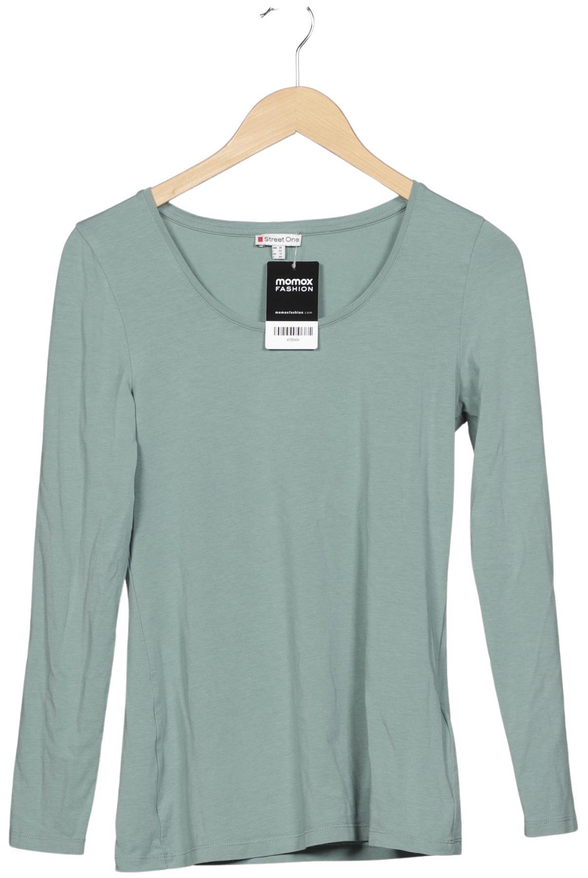 

Street One Damen Langarmshirt, hellgrün, Gr. 38