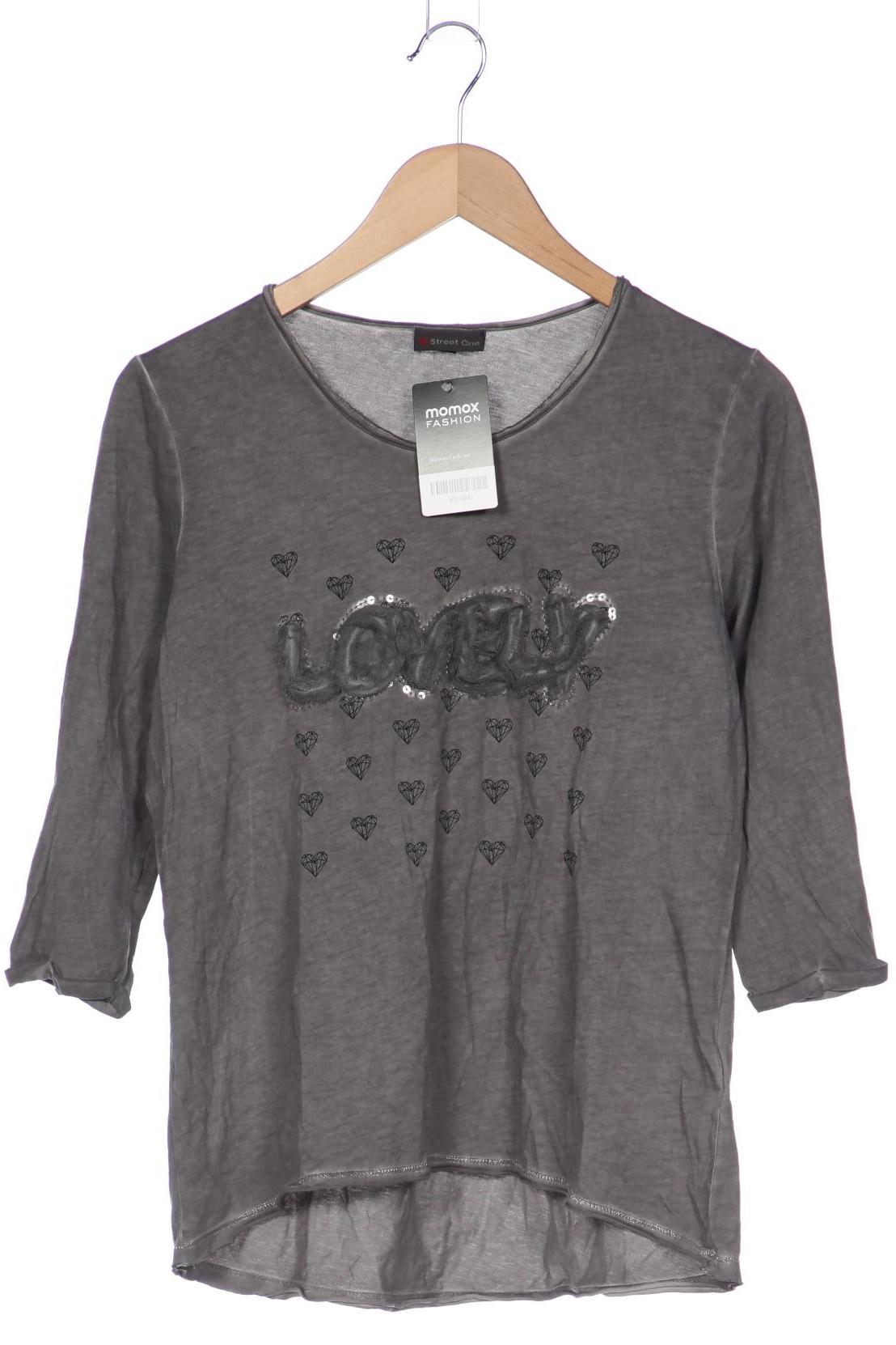 

Street One Damen T-Shirt, grau, Gr. 38