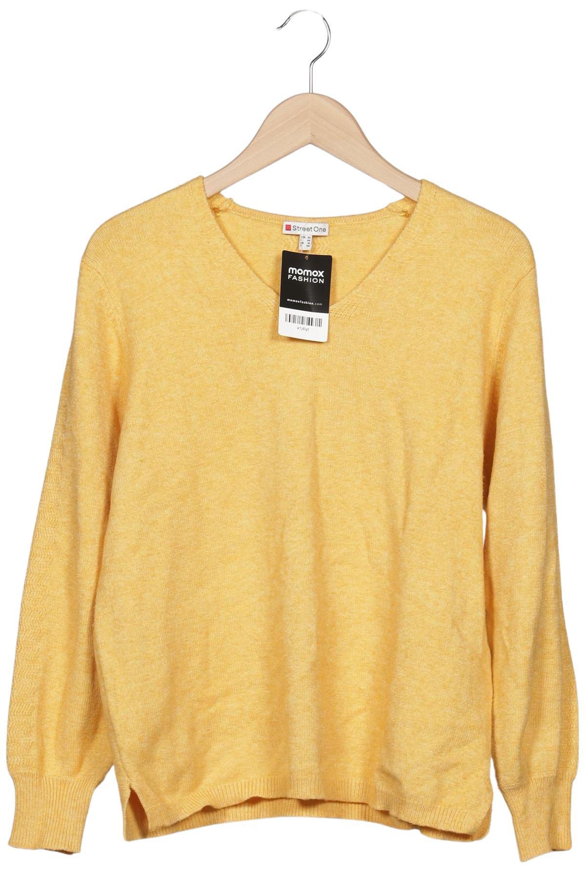 

Street One Damen Pullover, gelb, Gr. 42