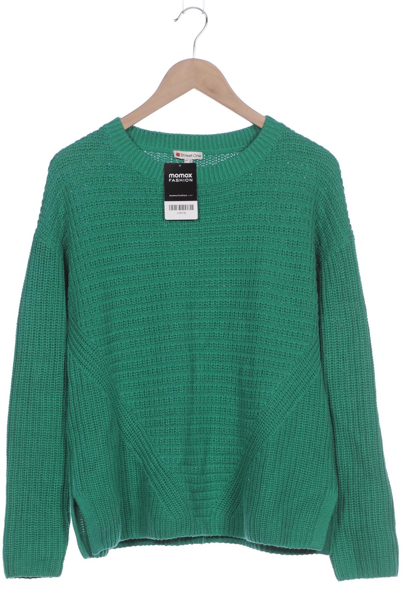 

Street One Damen Pullover, grün, Gr. 38