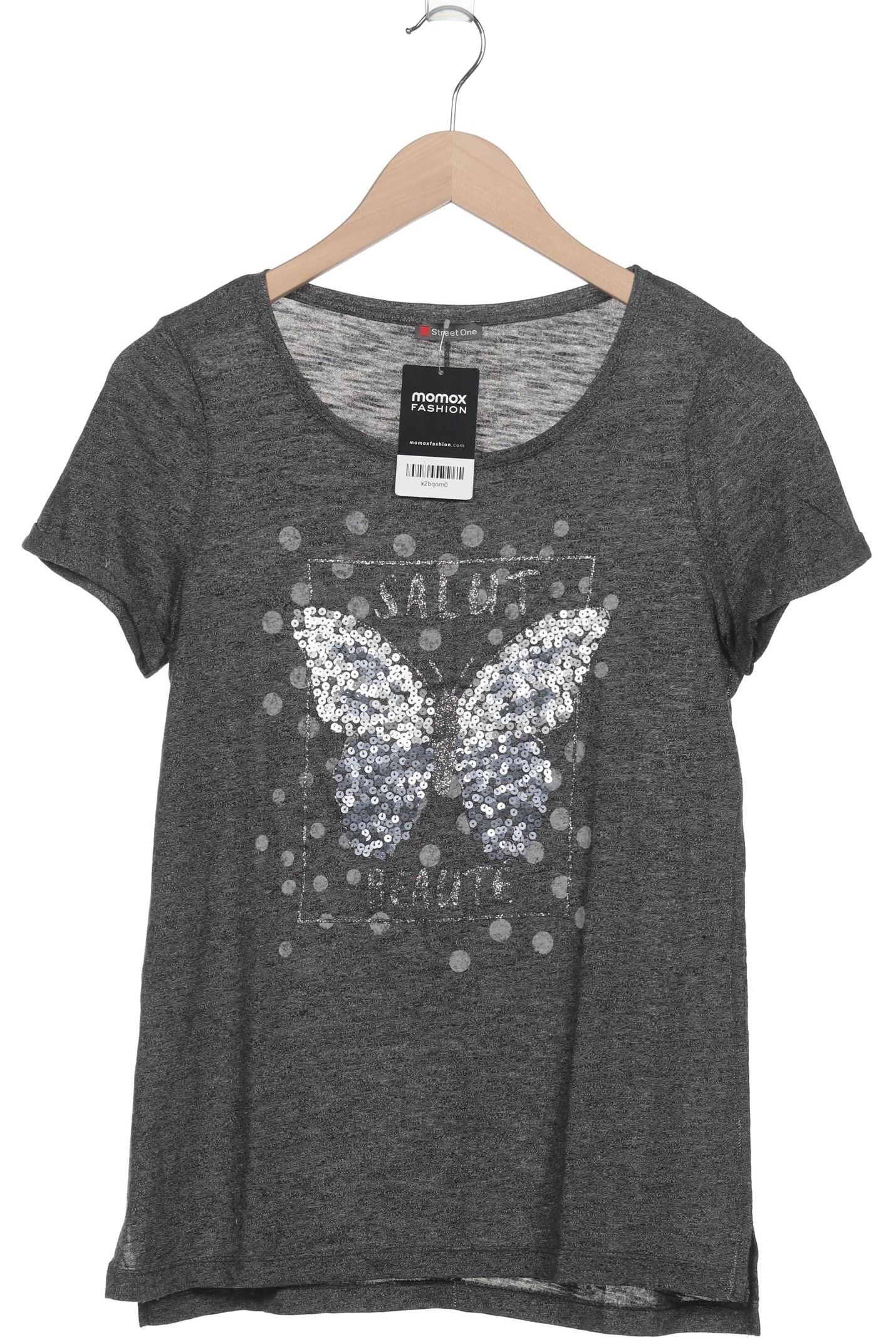 

Street One Damen T-Shirt, grau, Gr. 38