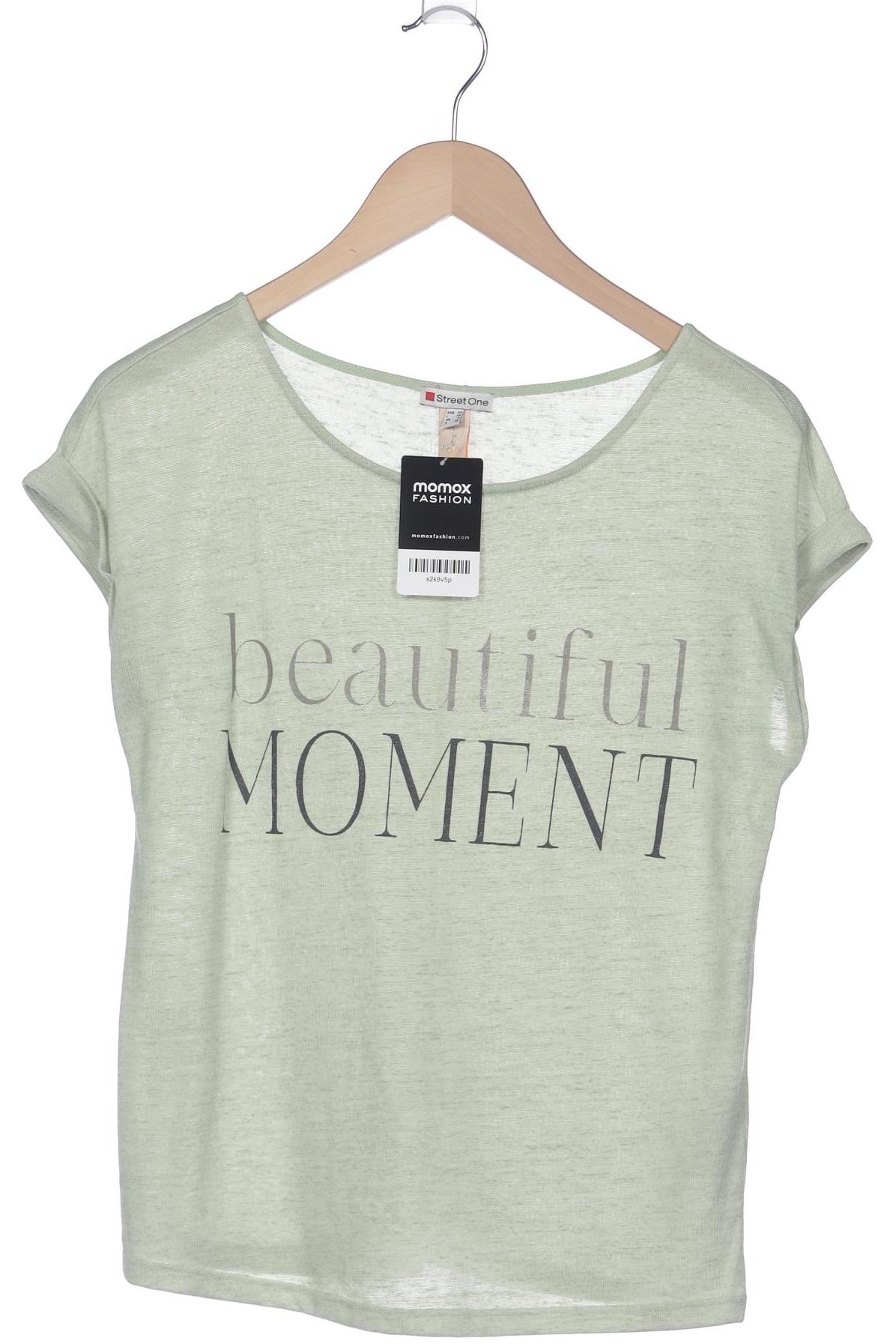 

Street One Damen T-Shirt, hellgrün, Gr. 34