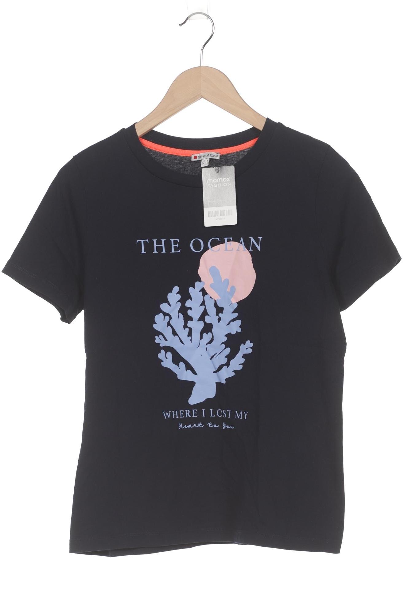

Street One Damen T-Shirt, marineblau, Gr. 38