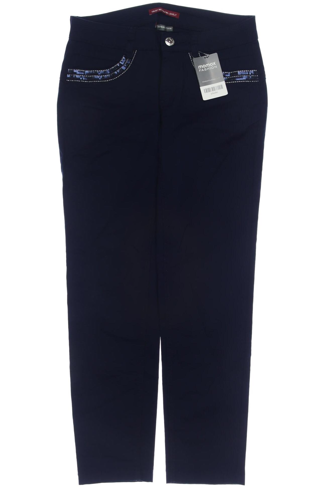

Street One Damen Stoffhose, marineblau, Gr. 34