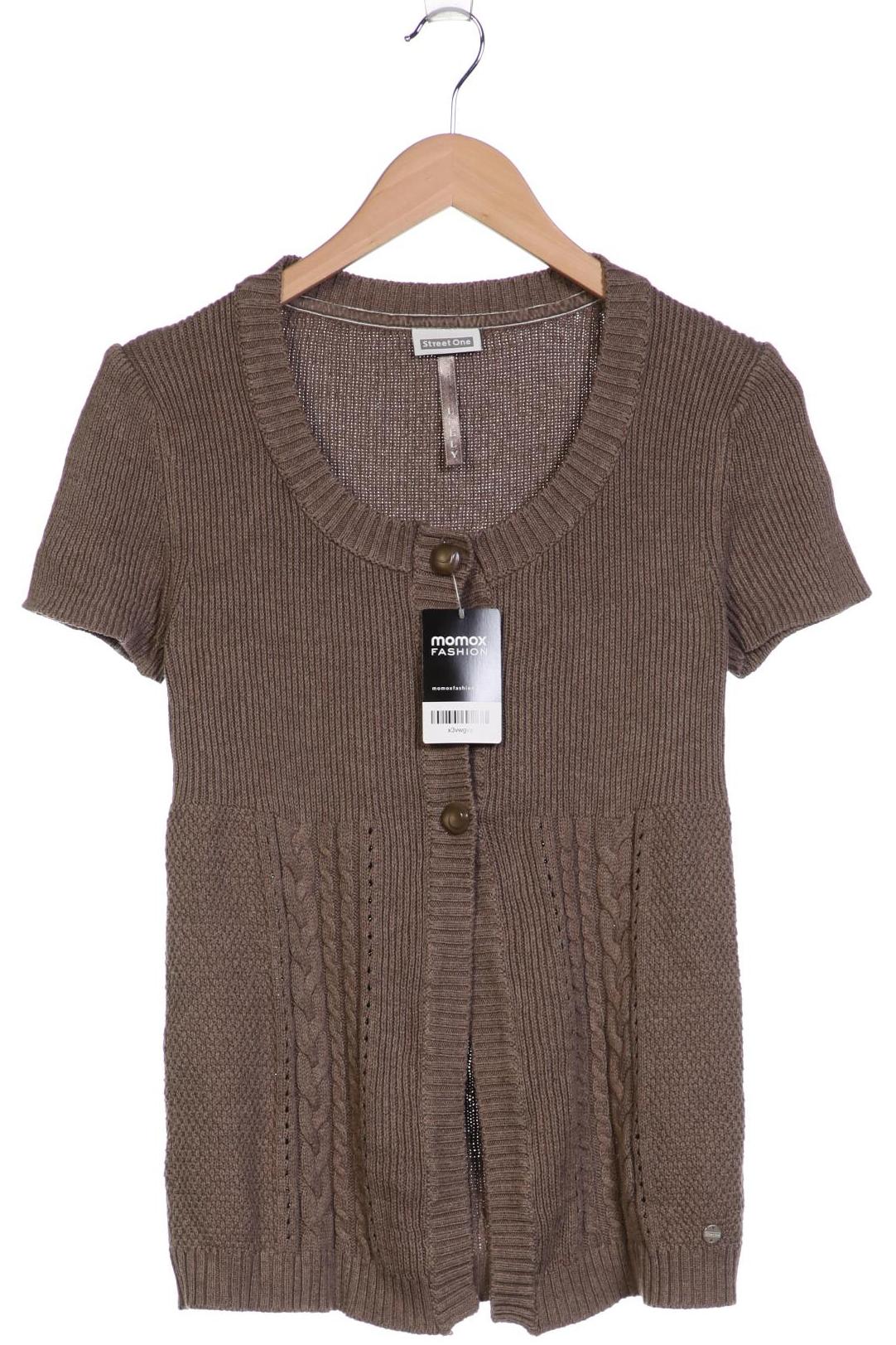 

Street One Damen Strickjacke, braun, Gr. 38