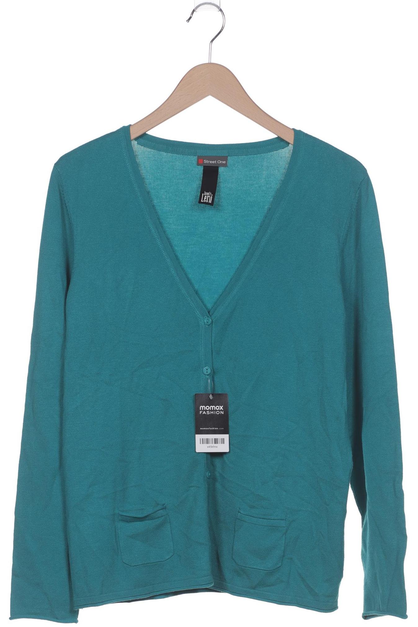 

Street One Damen Strickjacke, türkis, Gr. 42