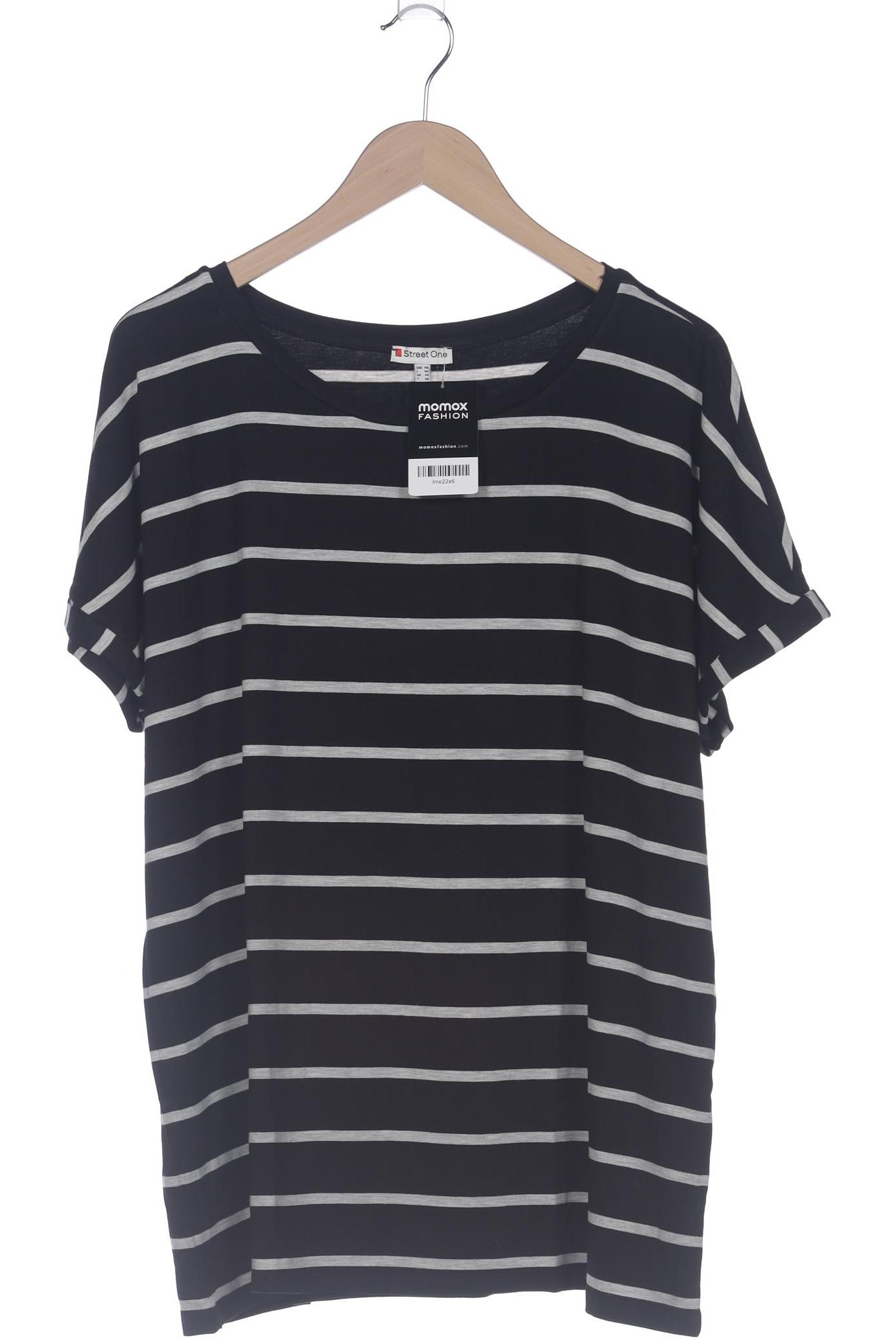 

Street One Damen T-Shirt, schwarz, Gr. 46
