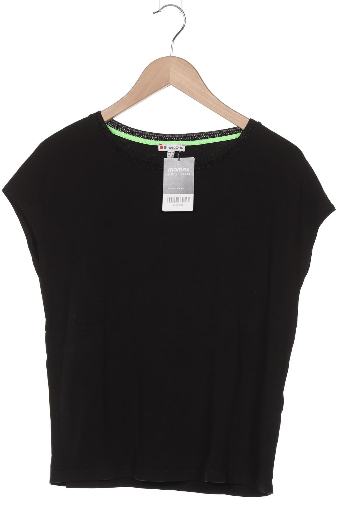 

Street One Damen T-Shirt, schwarz, Gr. 36