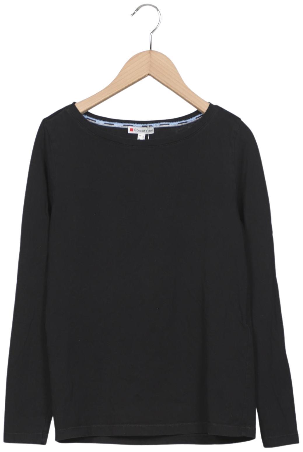 

Street One Damen Langarmshirt, schwarz, Gr. 34