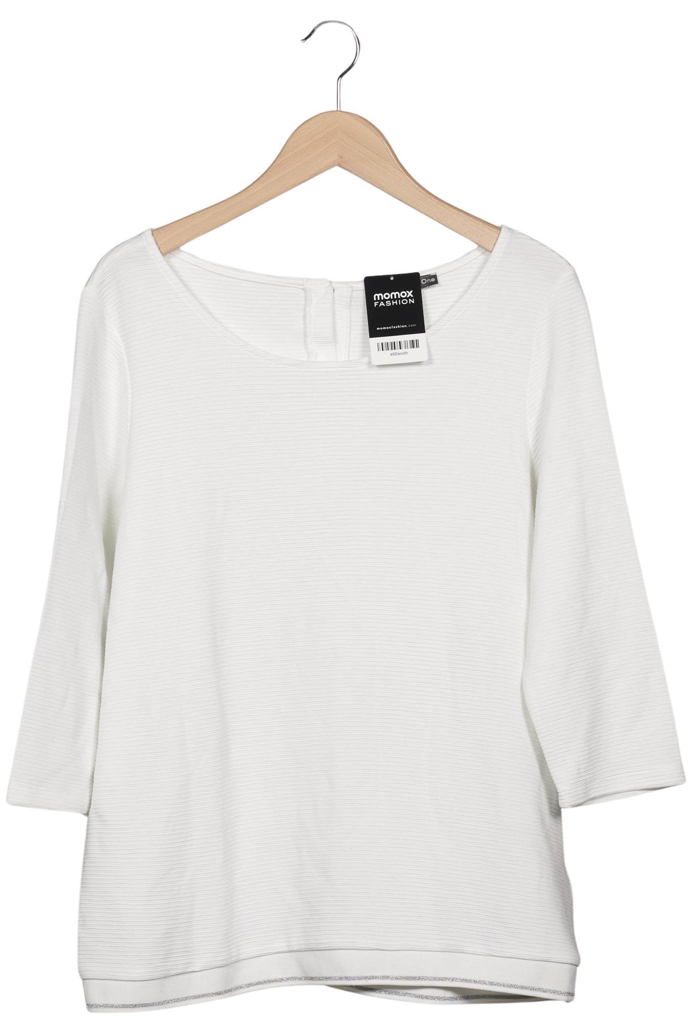 

Street One Damen Langarmshirt, weiß, Gr. 44