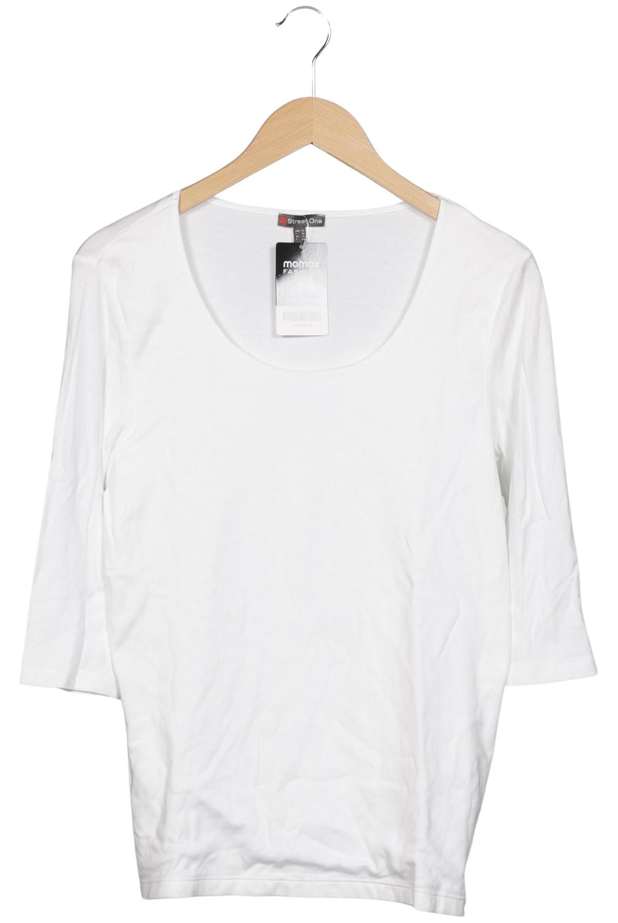 

Street One Damen Langarmshirt, weiß, Gr. 42