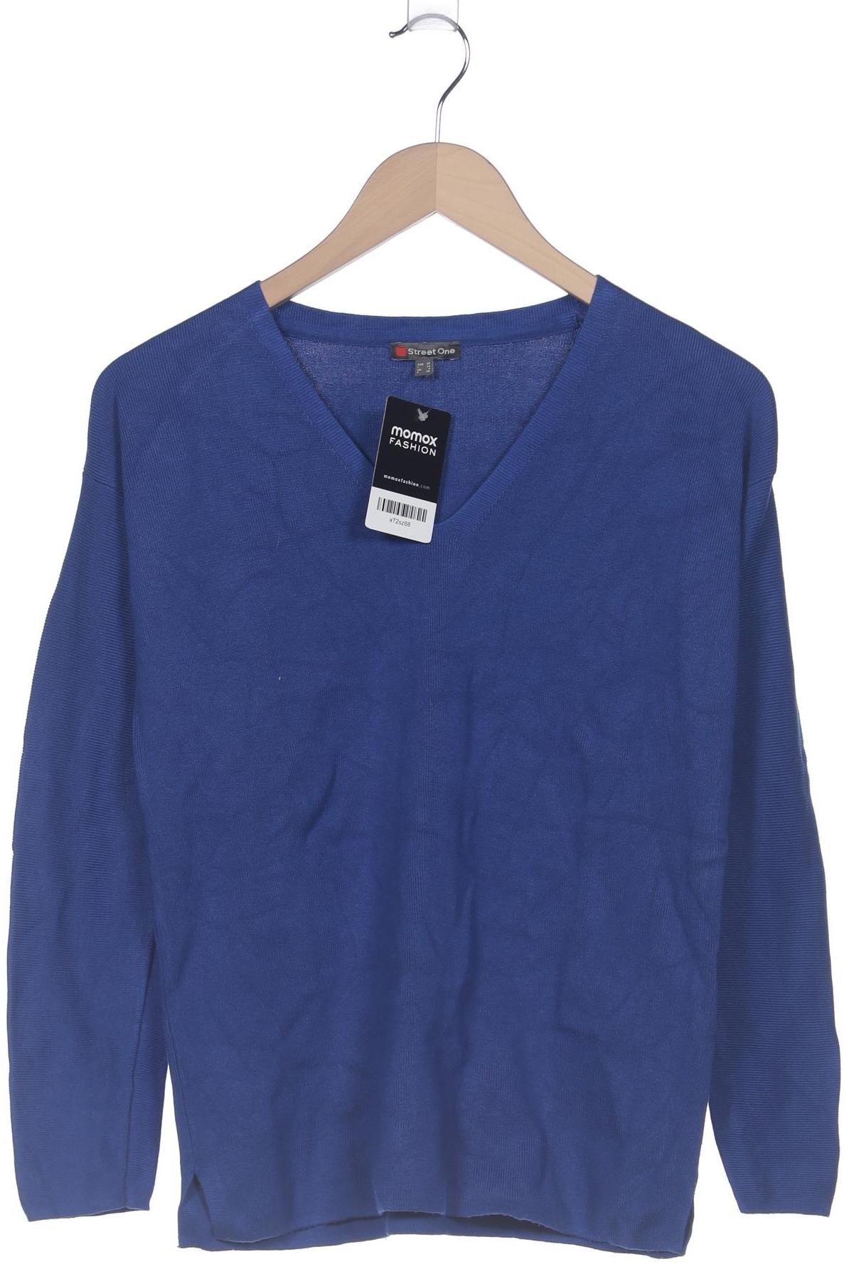 

Street One Damen Pullover, blau, Gr. 34