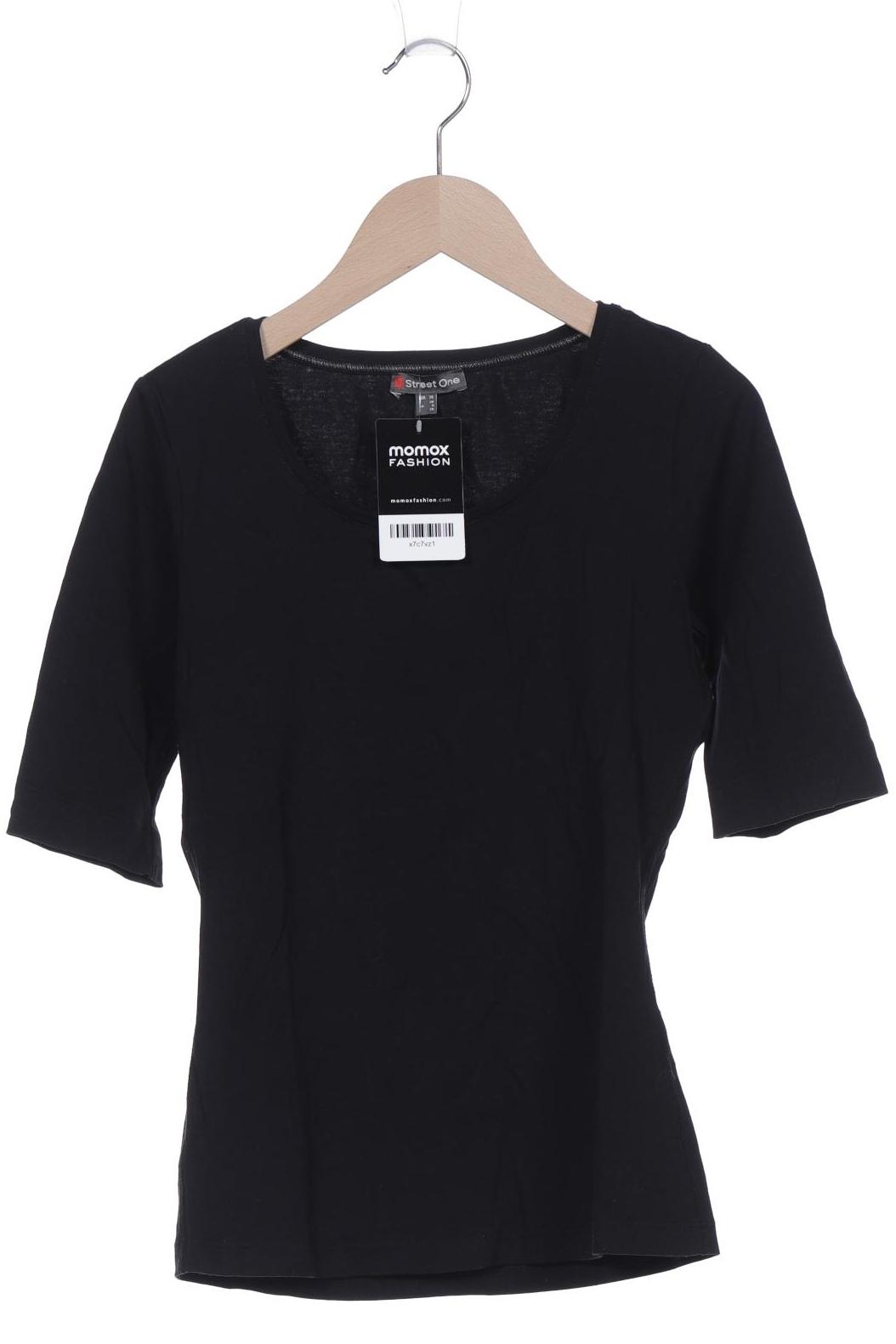 

Street One Damen T-Shirt, schwarz, Gr. 34