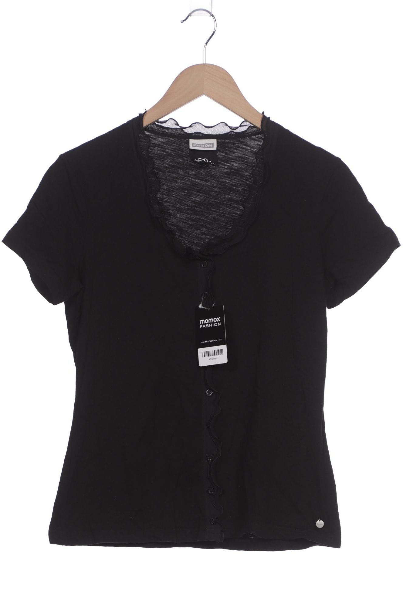 

Street One Damen Strickjacke, schwarz, Gr. 42