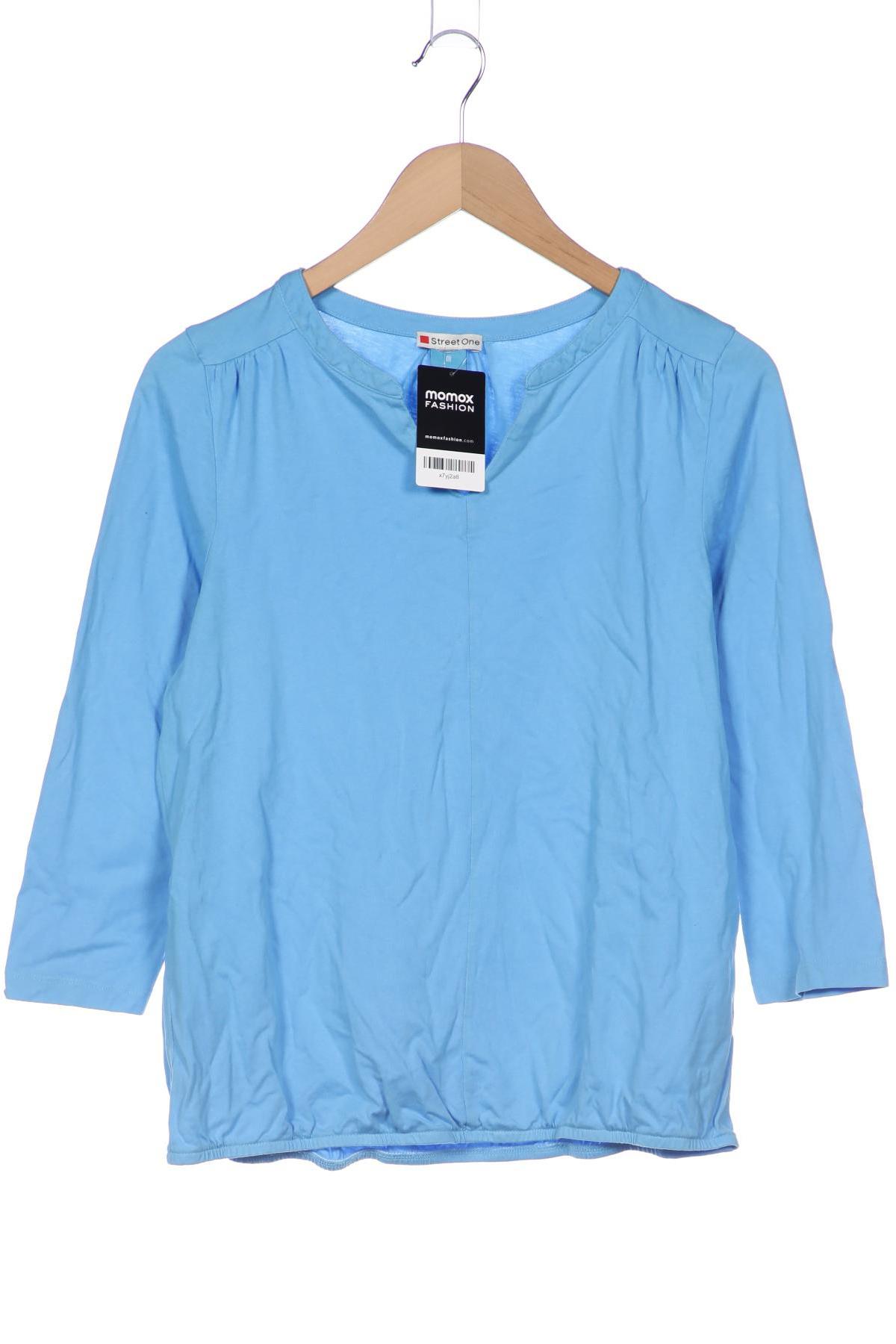 

Street One Damen Langarmshirt, hellblau, Gr. 42