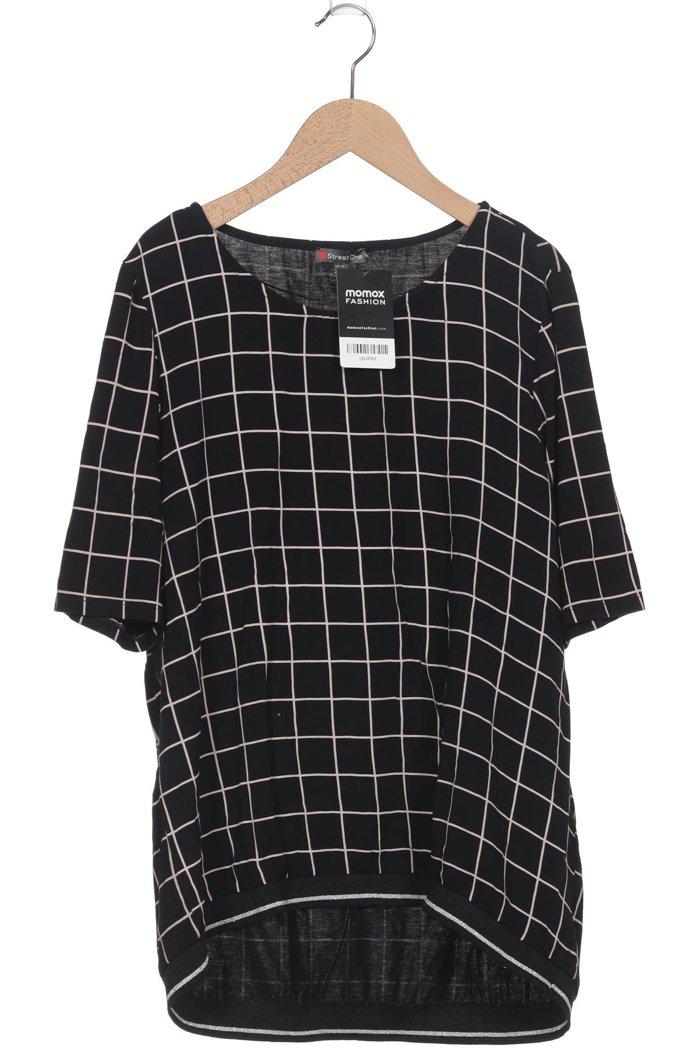 

Street One Damen T-Shirt, schwarz, Gr. 42