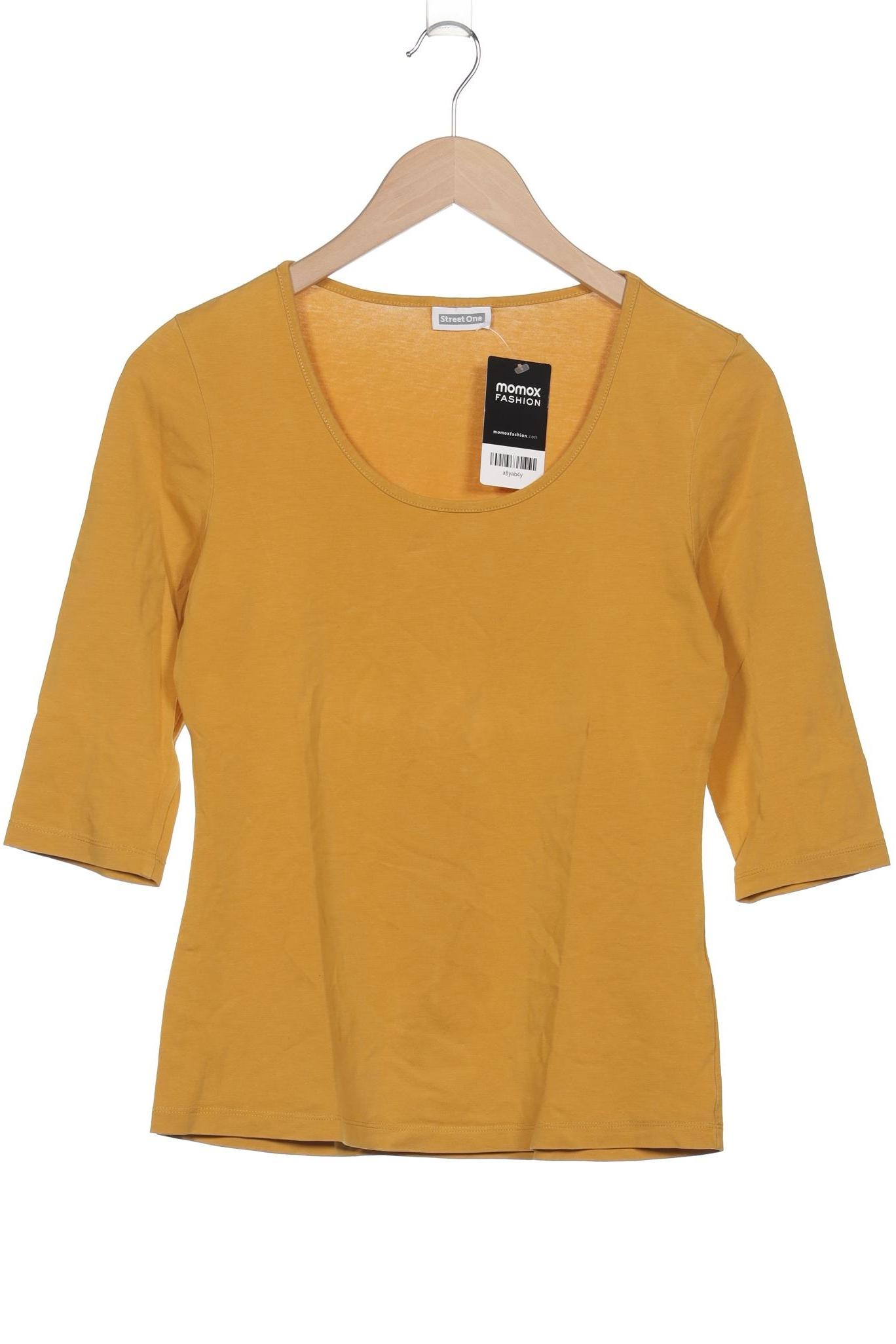 

Street One Damen Langarmshirt, gelb, Gr. 38