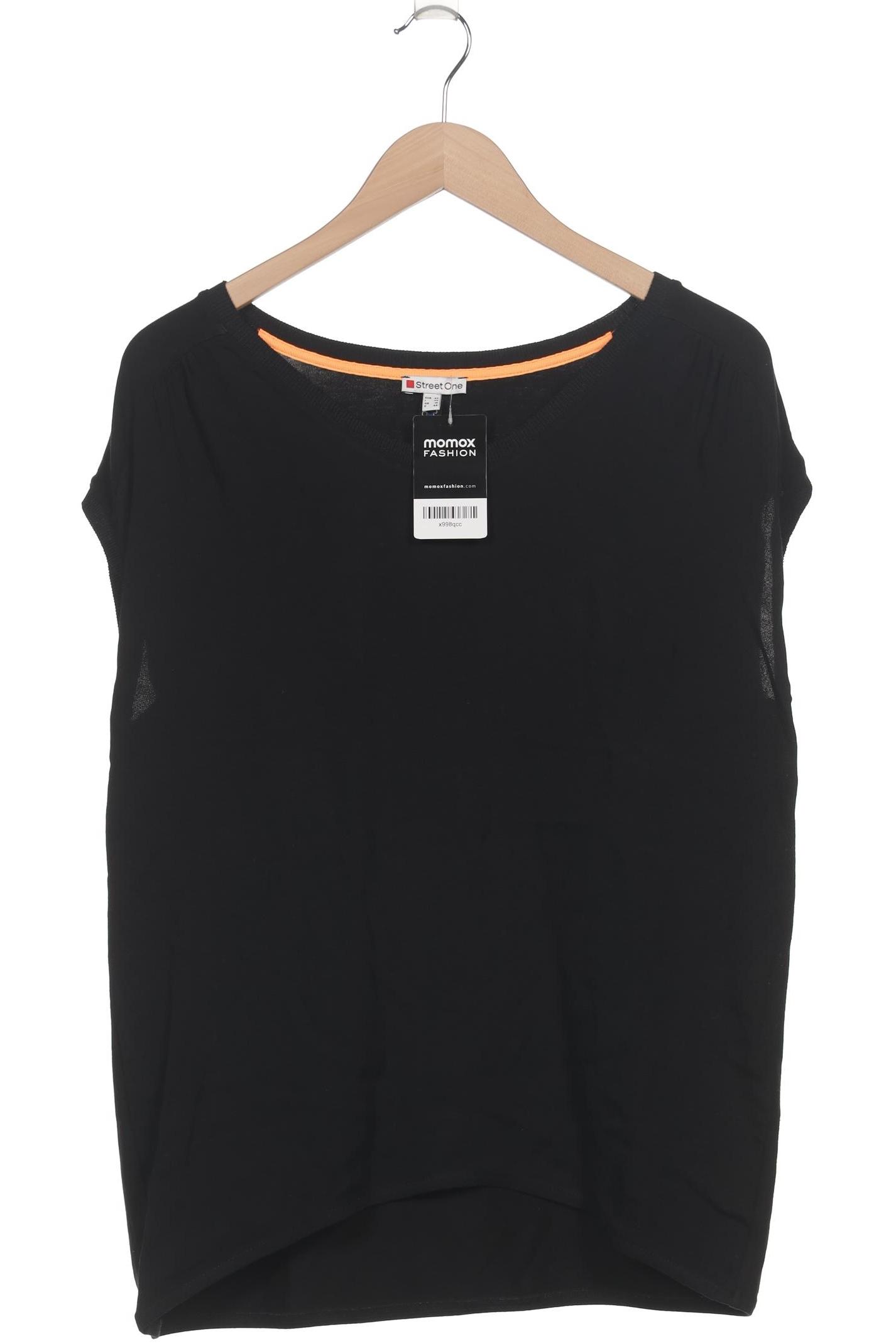 

Street One Damen T-Shirt, schwarz, Gr. 42