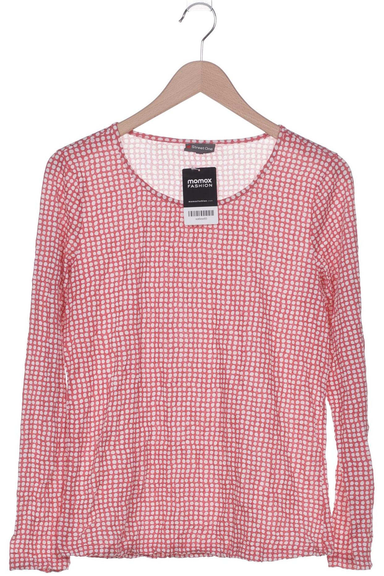 

Street One Damen Langarmshirt, pink, Gr. 34