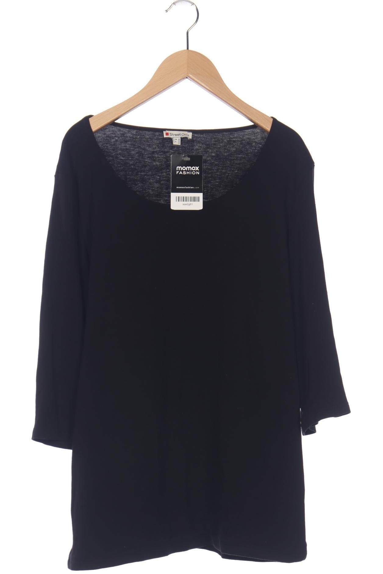 

Street One Damen Langarmshirt, schwarz, Gr. 46
