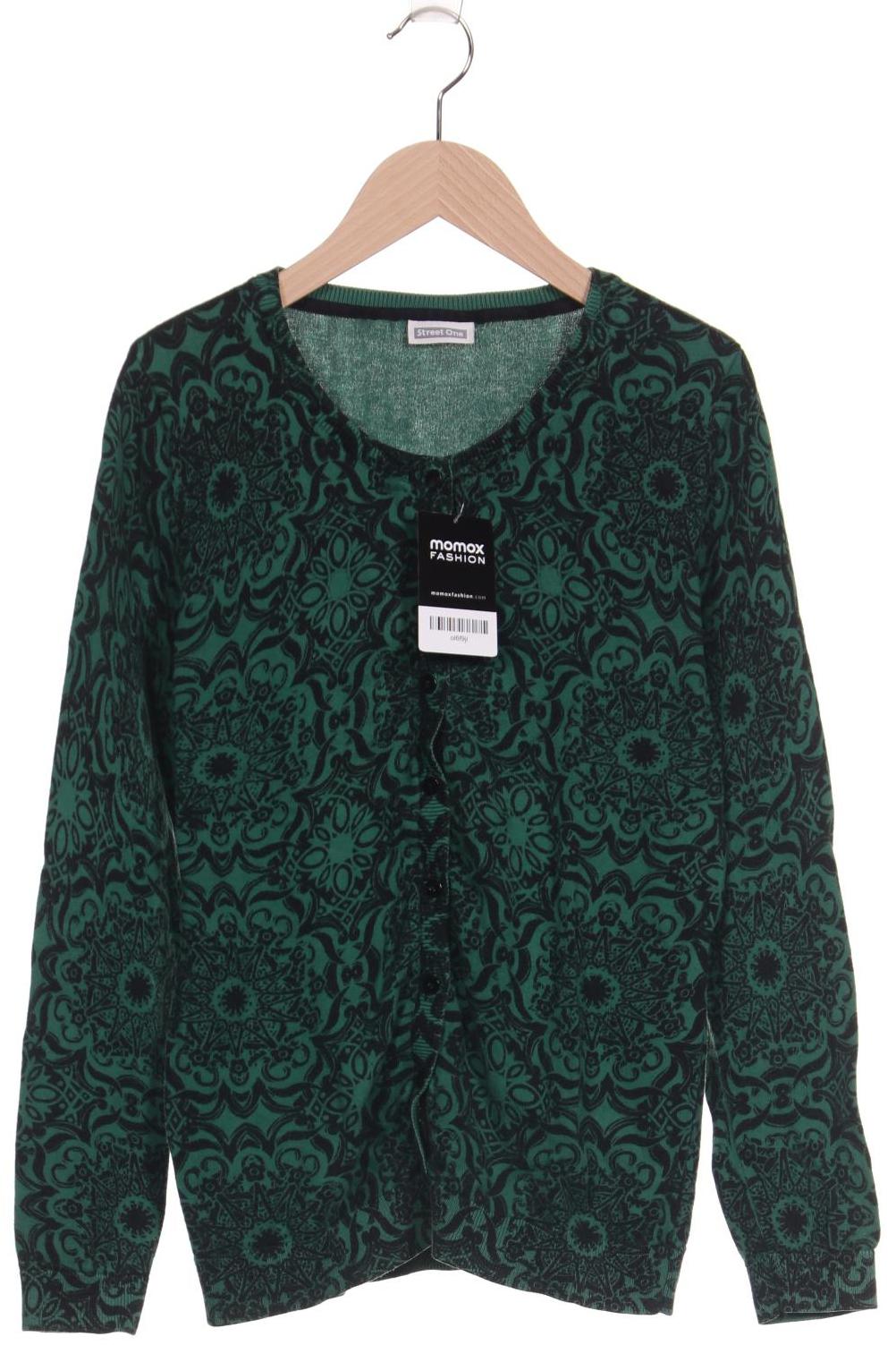 

Street One Damen Strickjacke, grün, Gr. 38