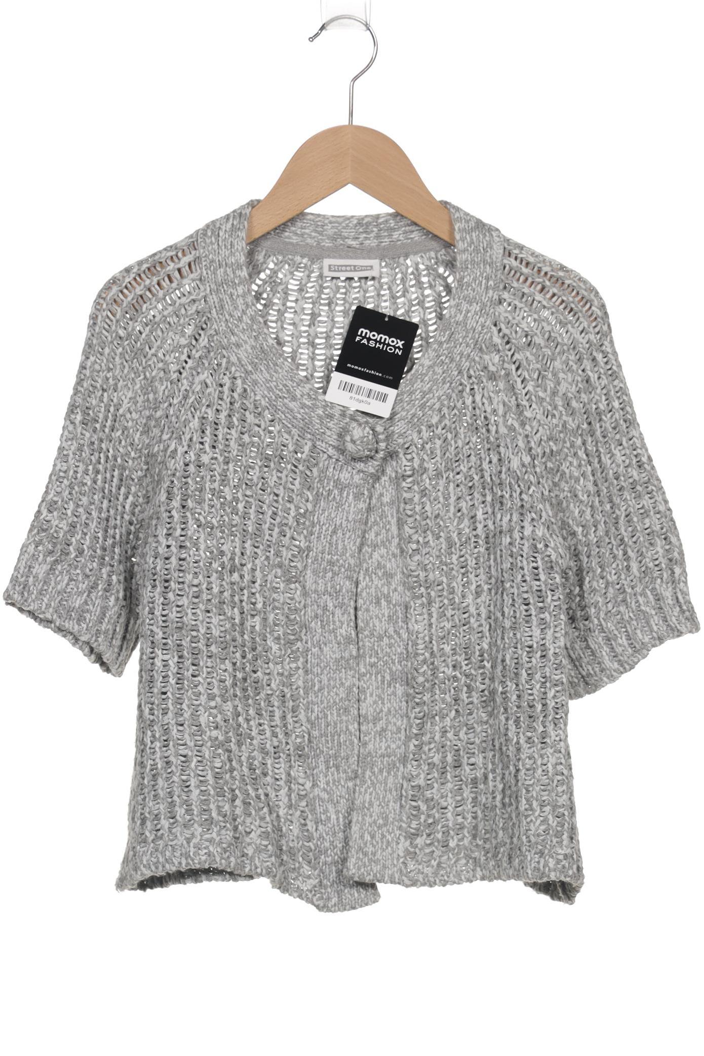 

Street One Damen Strickjacke, grau, Gr. 38